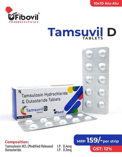 Tamsulosin Hcl I P Mg Dutasteride I P Mg Modified Release