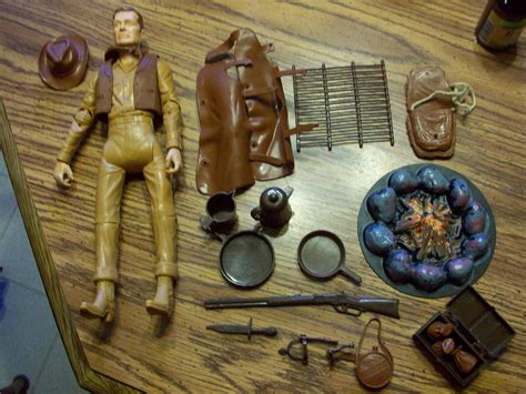 Vintage Marx Johnny West Action Figure And 15 Accessories Antique