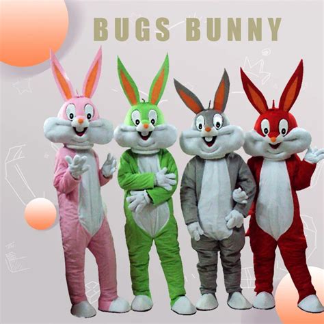 High Quality Bugs Bunny Mascot Adult Costume Mascot Costume Sales