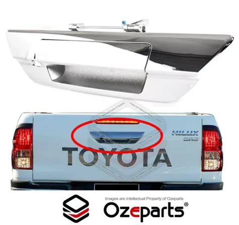 Tailgate Door Handle Garnish Cover W Camera Hole For Toyota Hilux Ute