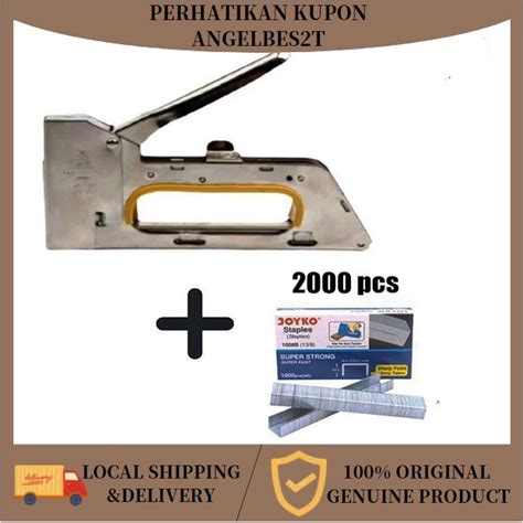 Jual Stapler Tembak Gun Tacker Isi Atau Refil Stapler Jok