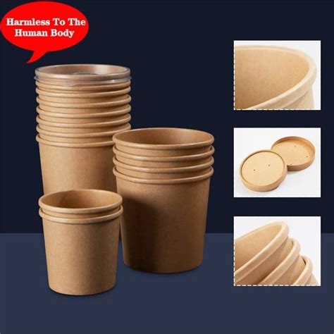 China Customized Kraft Paper Bowls With Lids Suppliers Factory Wholesale Price Wanlifu