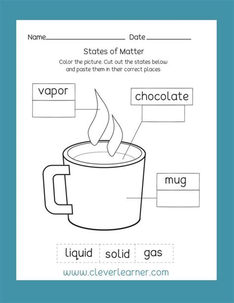 Kids Activities Matter Worksheet Kindergarten