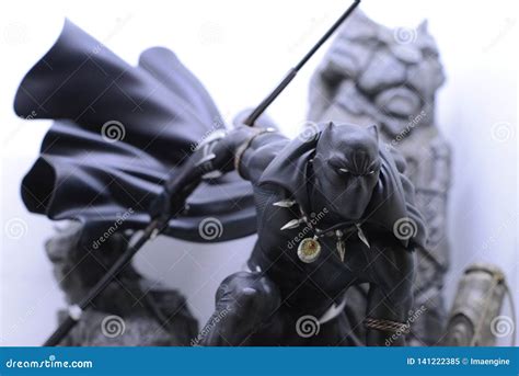 Black Panther Wakanda`s Leader and King, Avengers Marvel Editorial ...