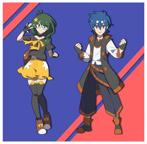 ivy and finn (original and 2 more) drawn by naelle_(pkmn_realidea