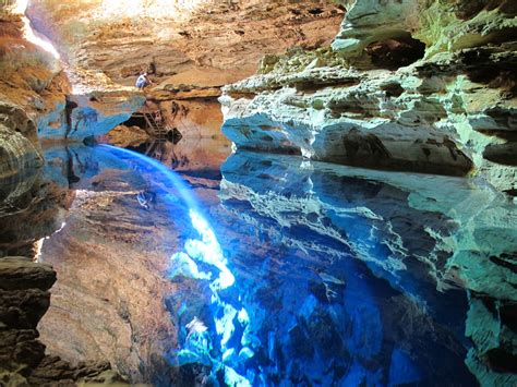 Poço Encantado Cave in Chapada Diamantina National Park Thousand