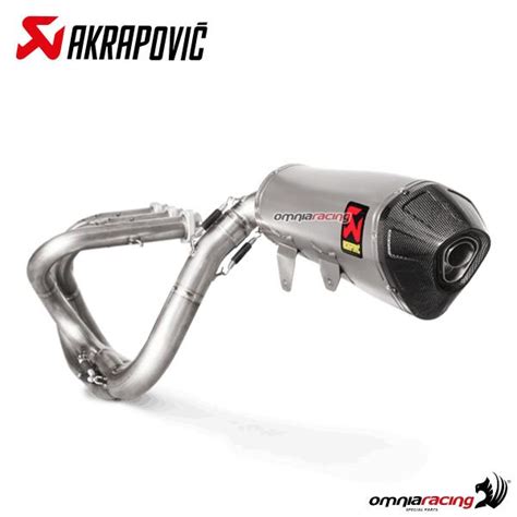 Impianto Di Scarico Completo Evolution Line Akrapovic In Titanio Per