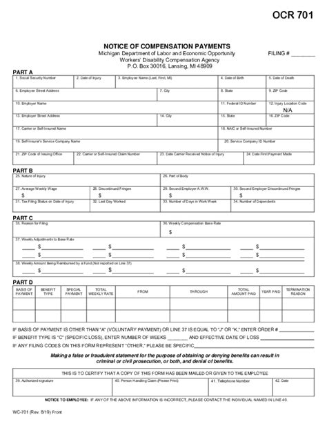 Wc 701 Fill Out And Sign Online Dochub