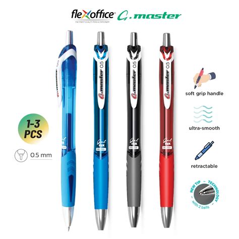 Flexoffice G Master Gel Pen Mm Pc Pcs Opp Colors Fo Gel