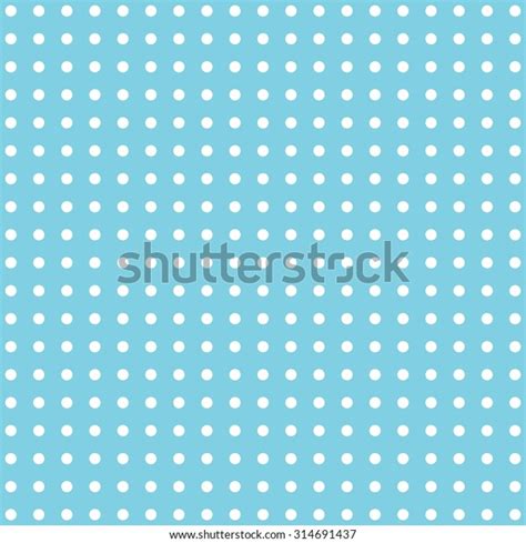 Retro Blue Polka Dot Pattern Stock Vector (Royalty Free) 314691437