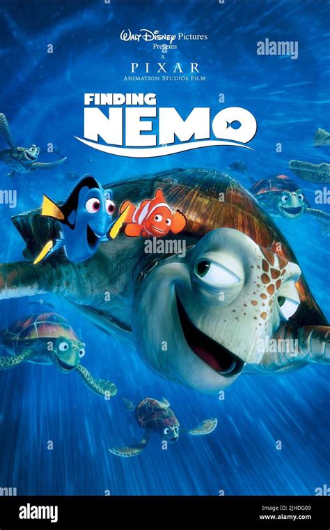 DORY, MARLIN, CRUSH POSTER, FINDING NEMO, 2003 Stock Photo - Alamy