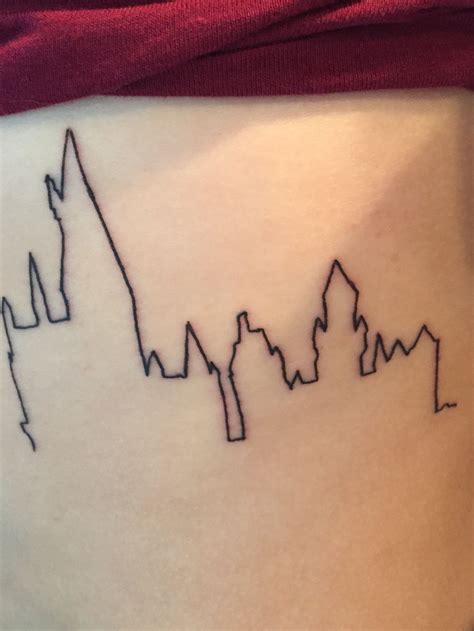 Hogwarts Silhouette Tattoo