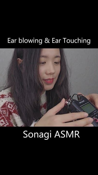 Asmr Ear Blowing Mic Touching Ear Cleaning Tascam Shorts Youtube