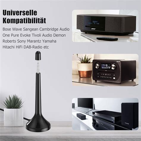 Dab Radio Aerial Hifi System Indoor M Fm Radio Antenna For Tuner