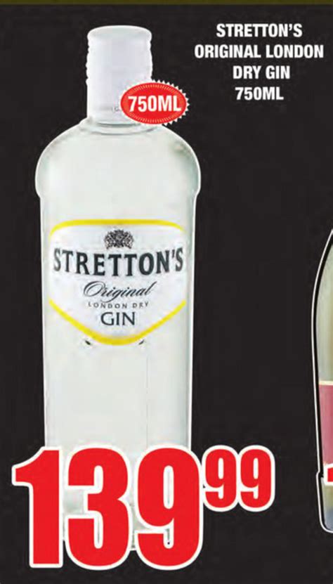 Stretton S Original London Dry Gin Ml Offer At Boxer Superstores