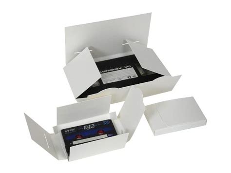 Acid Free And Archival 4 Flap Cases For Audio And Vhs Cassette Tapes For Safe Long Term Storage