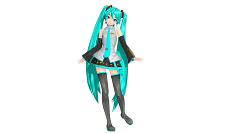 Pdft Default Miku Render By Doctorwd On Deviantart