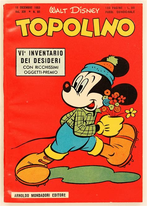 Walt Disney Studios Topolino Libretto N 80 1953 Mutualart