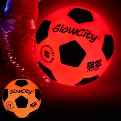 Bal N De F Tbol Soccer Glowcity Con Luz Activada Por Impacto Mercadolibre