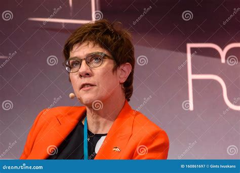 Annegret Kramp-Karrenbauer, Federal Minister of Defence of the Federal ...