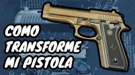 C Mo Pintar Tu Pistola Con Pintura Horneada Youtube