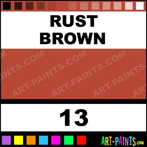 Rust Brown Art Supplies Encaustic Wax Beeswax Paints - 13 - Rust Brown Paint, Rust Brown Color ...