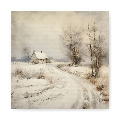 Winter Landscape Wall Décor Winter Print Winter Printable Winter Art ...