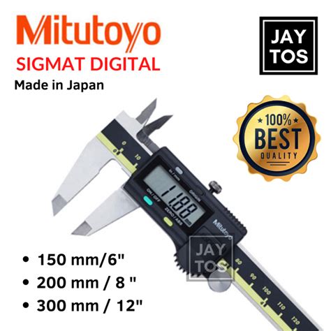 Mitutoyo Sigmat Digital Jangka Sorong Digital Digital Caliper Sketmat Mitutoyo 8 200 Mm