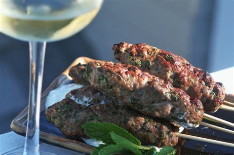 Spiced Lamb Skewers With Tzatziki Meal And A Spiel