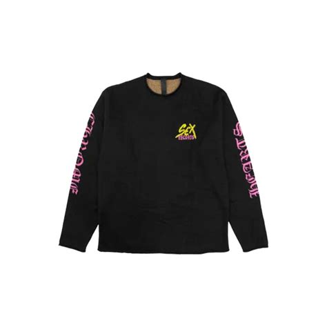 Chrome Hearts Sex Records Cashmere Sweater Black Rapstylecheck