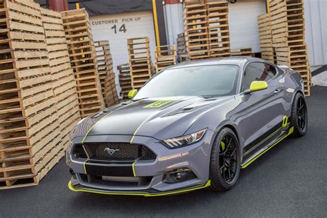 Sema Cj S Stealth Gray Mustang Unveiled Sema Mustang Builds