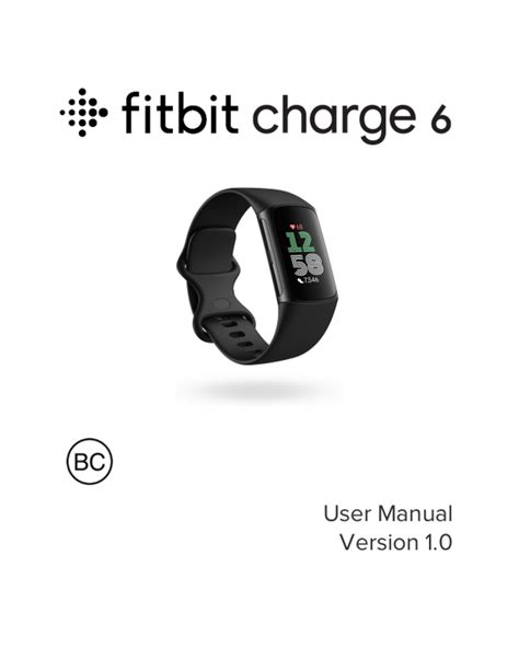 User Manual Fitbit Charge English Pages