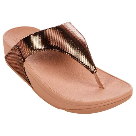 FitFlop Lulu Woven Shimmer Toe Post Sandal 21887042 HSN