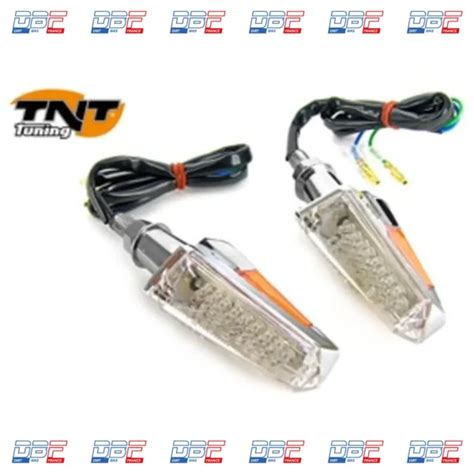 CLIGNOTANT HOMOLOG A LEDS SUR TIGE MICRO NOIR Dirt Bike France