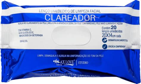 Lenços Umedecidos Max Love Limpeza Facial Beleza na Web