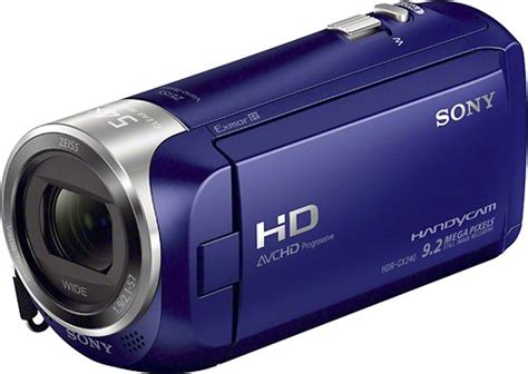 Questions and Answers: Sony HDR-CX240 HD Flash Memory Camcorder Blue HDRCX240/L - Best Buy