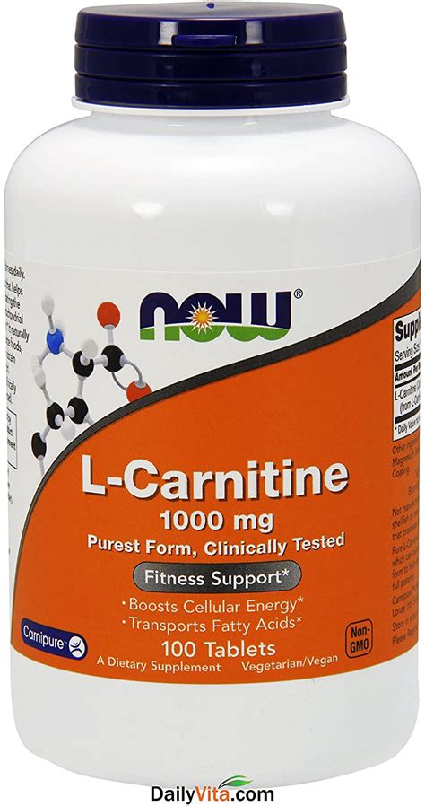 Review Top 5 L Carnitine Tartrate Supplements