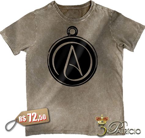 Camiseta Ateu Em Algod O Premium Marmorizado Elo