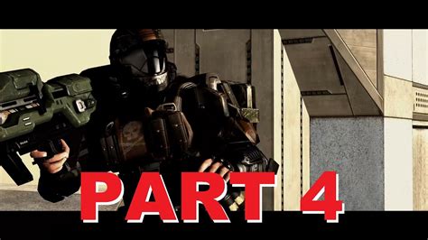 Halo 3 ODST Legendary Campaign Co Op Gameplay Walkthrough Part 4 ONI