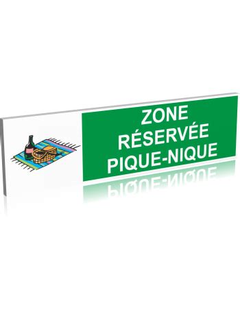 Panneau Zone R Serv E Pique Nique Signal Tique Nature Et