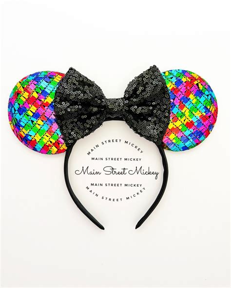 Minnie Mouse Rainbow Ears Disney Ears for Adults and Kids - Etsy