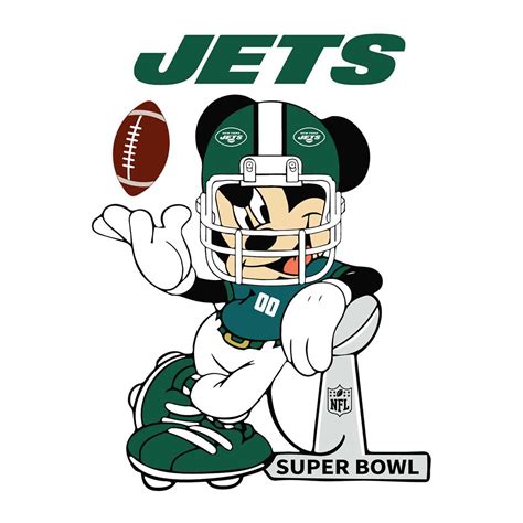 Mickey Mouse New York Jets Svg Sport Svg Jets Svg Jets NF Inspire