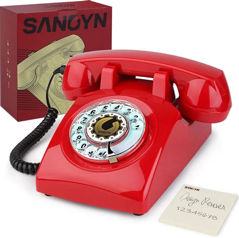 Retro Rotary Dial Phone Sangyn S Vintage Landline Telephone Old