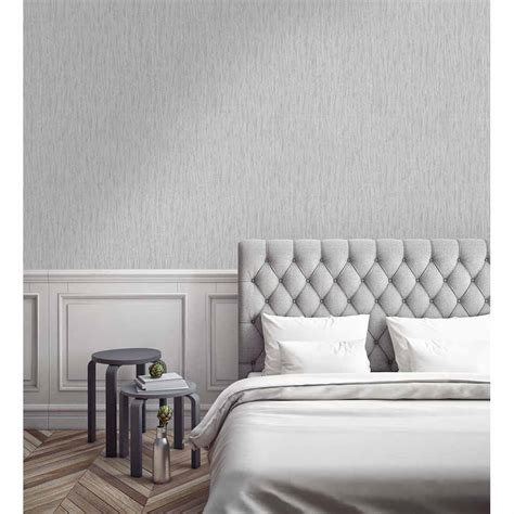 Holden Decor Opus Loretta Grey Texture Metallic Effect Paintable