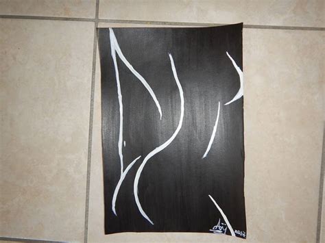 Black And White Erotic Painting Nude Woman Curvy Back Ass Original Painting Painting By Alina