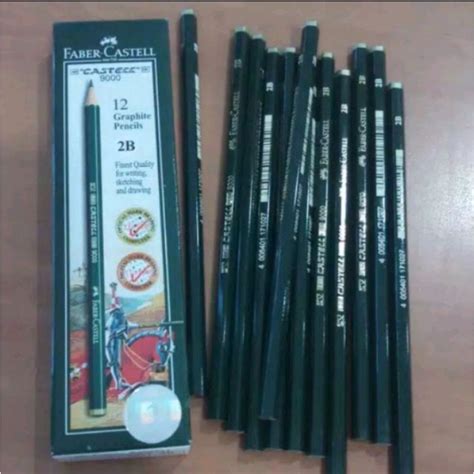 Jual Pensil Faber Castell 2B 2 12 Pcs 1 Pak Shopee Indonesia