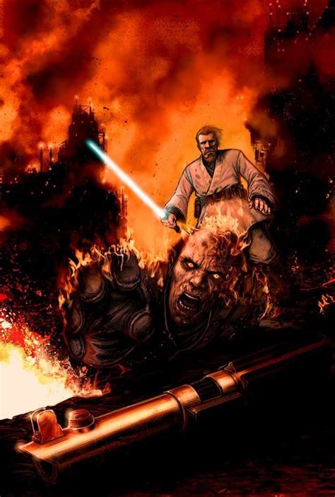 Anakin Skywalker Burned Alive Star Wars Images Star Wars Art Star