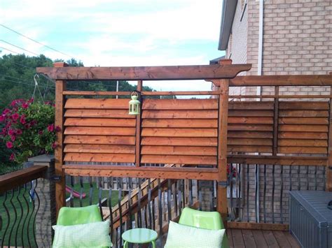 Deck Railing Privacy Screen Ideas Cher Mcadams