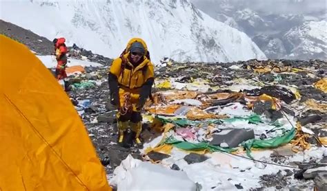 Everest le Camp IV une décharge à ciel ouvert à près de 8000 m