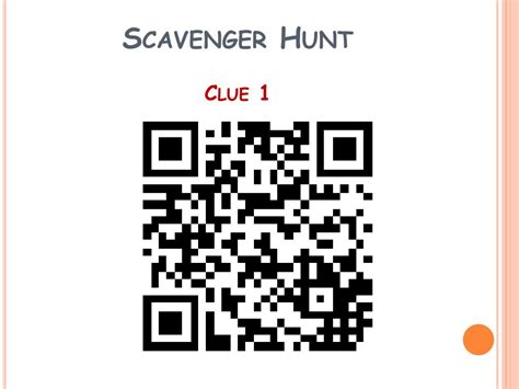 Ppt Qr Code Scavenger Hunt Powerpoint Presentation Free Download